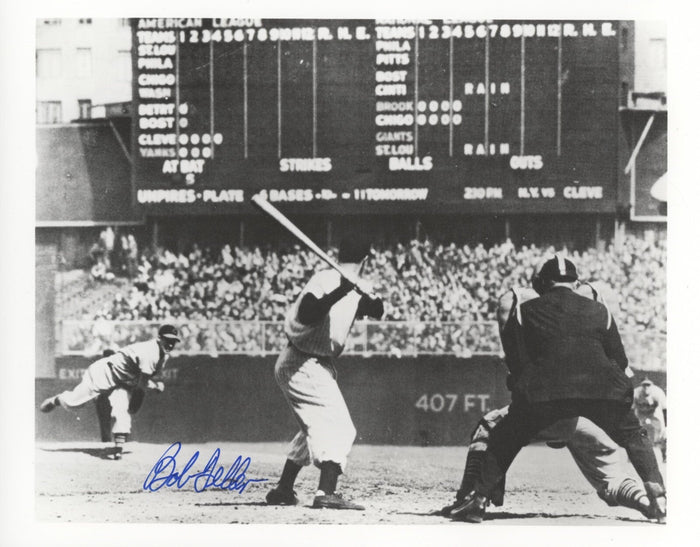 Bob Feller Signed Cleveland Indians 8x10 Photo LSCM Authenticated #3-Powers Sports Memorabilia