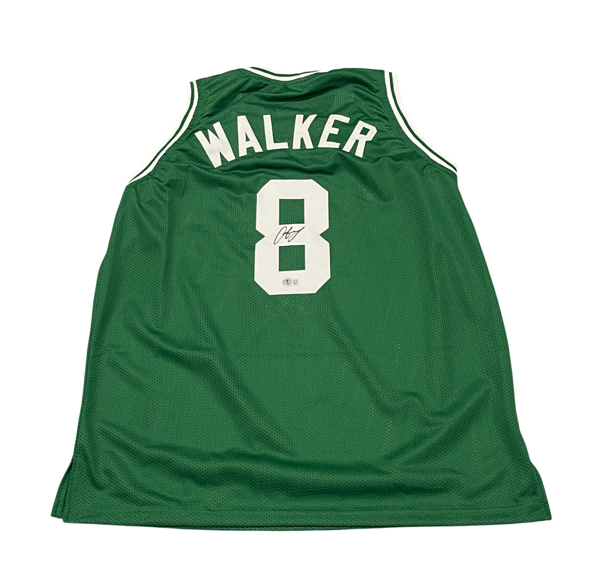 Antoine Walker Signed Boston Celtics Custom Jersey Beckett Witness BAS COA-Powers Sports Memorabilia