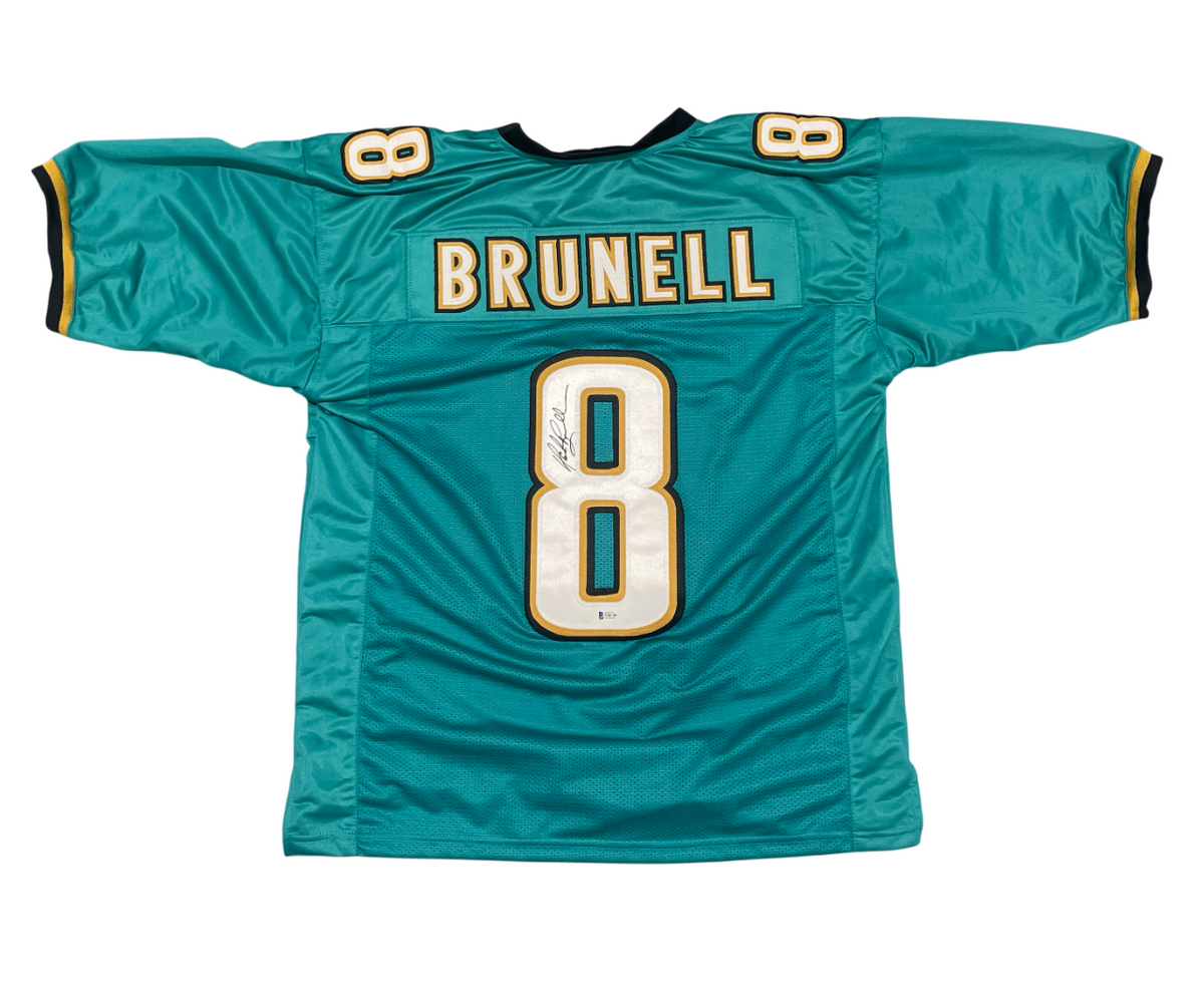 Mark Brunell Signed Custom Jersey Beckett Witness Authenticated-Powers Sports Memorabilia