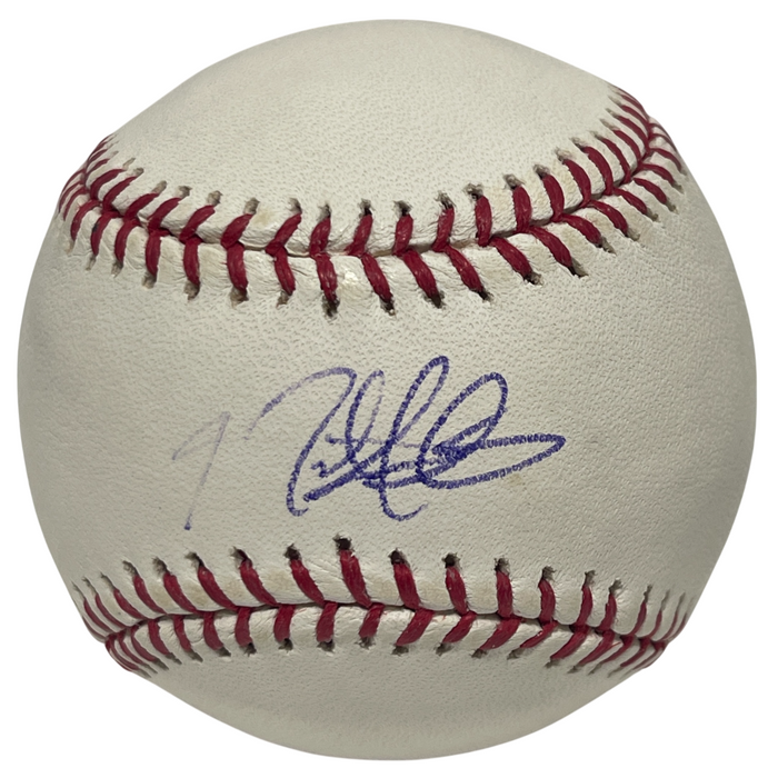 Nick Johnson Signed ROMLB Baseball New York Yankees LSCM Authenticated-Powers Sports Memorabilia