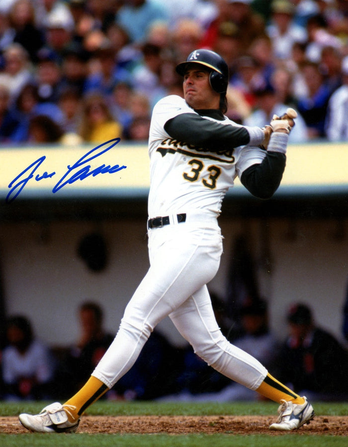 Jose Canseco Signed Oakland Athletics 8x10 Photo LSCM Authenticated #4-Powers Sports Memorabilia