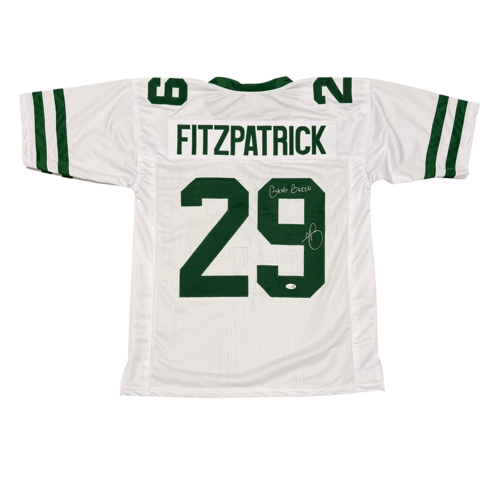 Minkah Fitzpatrick Signed Custom Jersey w/ Gang Green JSA Witness Authenticated-Powers Sports Memorabilia