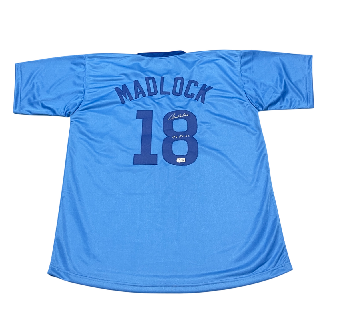 Bill Madlock Signed Custom Jersey w/ 4x NL BC Beckett Authenticated-Powers Sports Memorabilia