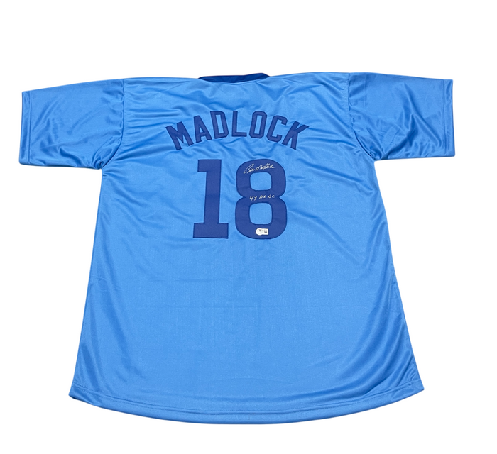 Bill Madlock Signed Chicago Cubs Custom Jersey w/ 4x NL BC Beckett BAS COA-Powers Sports Memorabilia