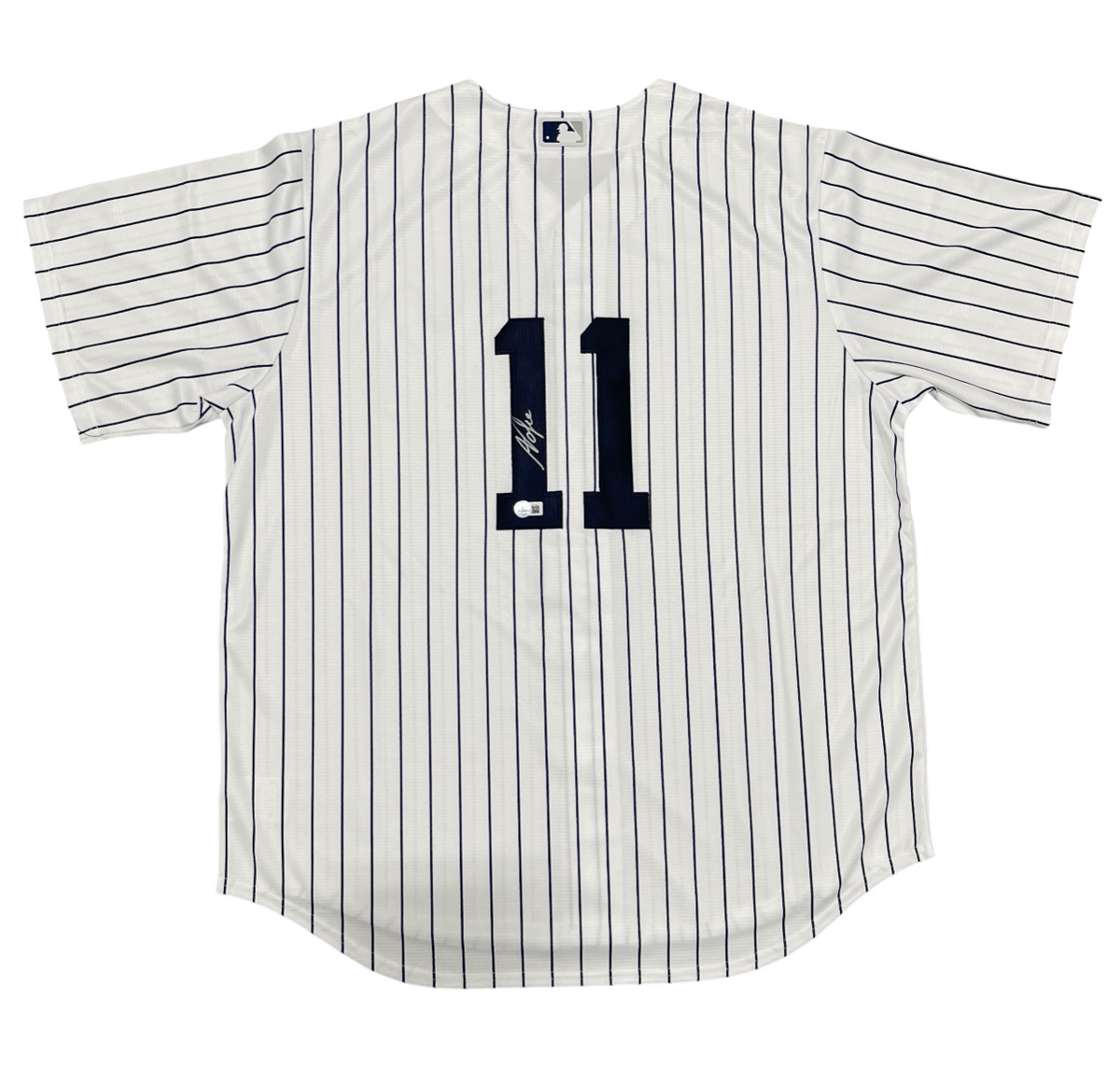 Anthony Volpe Signed New York Yankees Nike Jersey Beckett Witness BAS COA-Powers Sports Memorabilia