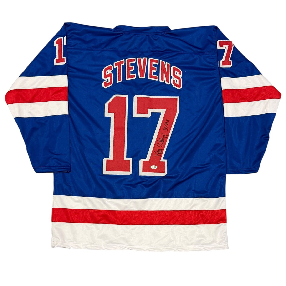 Kevin Stevens Signed Custom Jersey w/ 3 AS JSA Witness Authenticated-Powers Sports Memorabilia