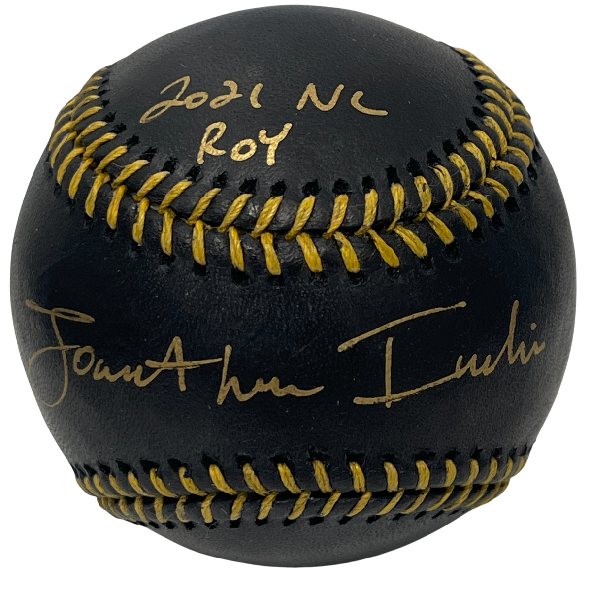 Jonathan India Signed 2021 NL ROY Black ROMLB Baseball PSA ITP HOLO Authenticated Royals-Powers Sports Memorabilia