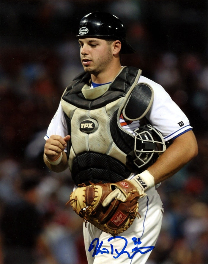 Kevin Plawecki Signed NY Mets 8x10 Photo LSCM Authenticated #9-Powers Sports Memorabilia