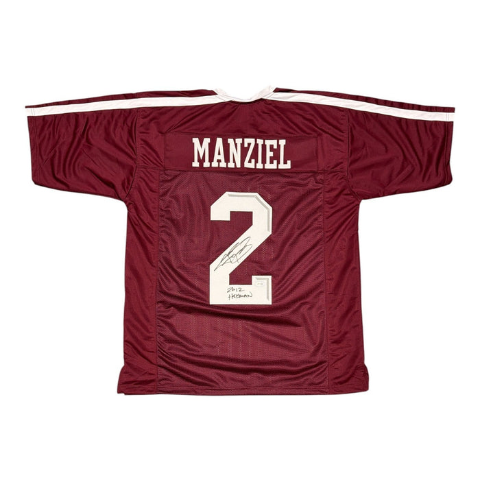 Johnny Manziel Signed Custom Jersey w/ 2012 Heisman JSA Witness Authenticated M-Powers Sports Memorabilia
