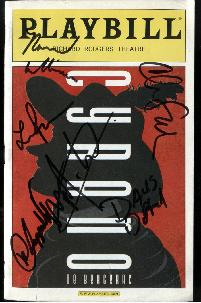Chris Sarandon + Cast (x6) Signed Auto Autographed Cyrano Broadway Playbill Authenticated-Powers Sports Memorabilia