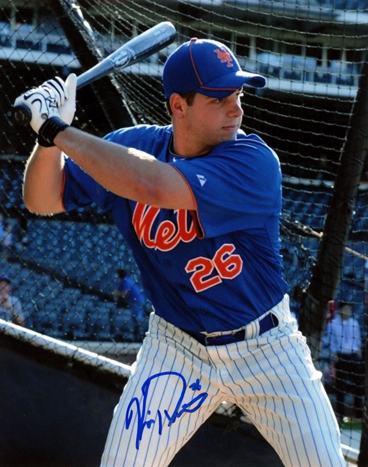 Kevin Plawecki Signed New York Mets 8x10 Photo LSCM Authenticated #3-Powers Sports Memorabilia