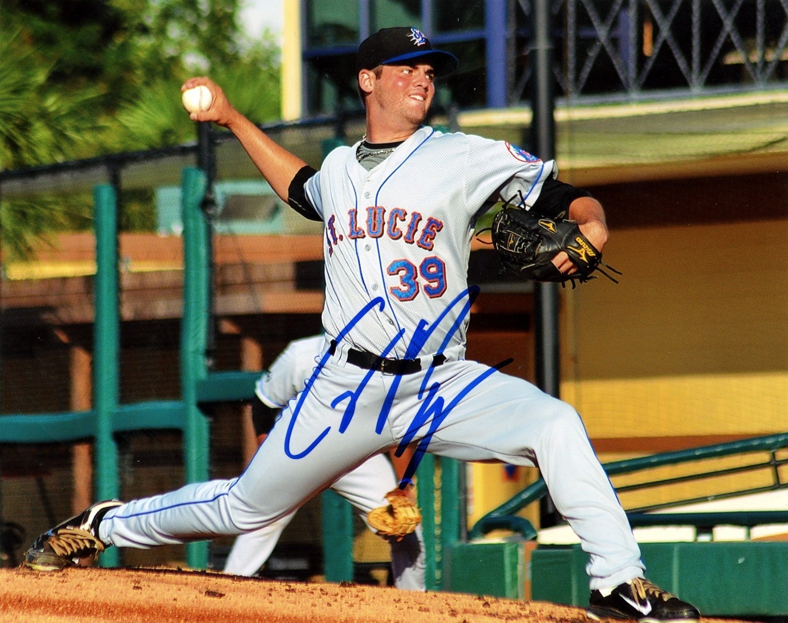 Cory Mazzoni Signed Port St. Lucie Mets 8x10 Photo LSCM Authenticated-Powers Sports Memorabilia