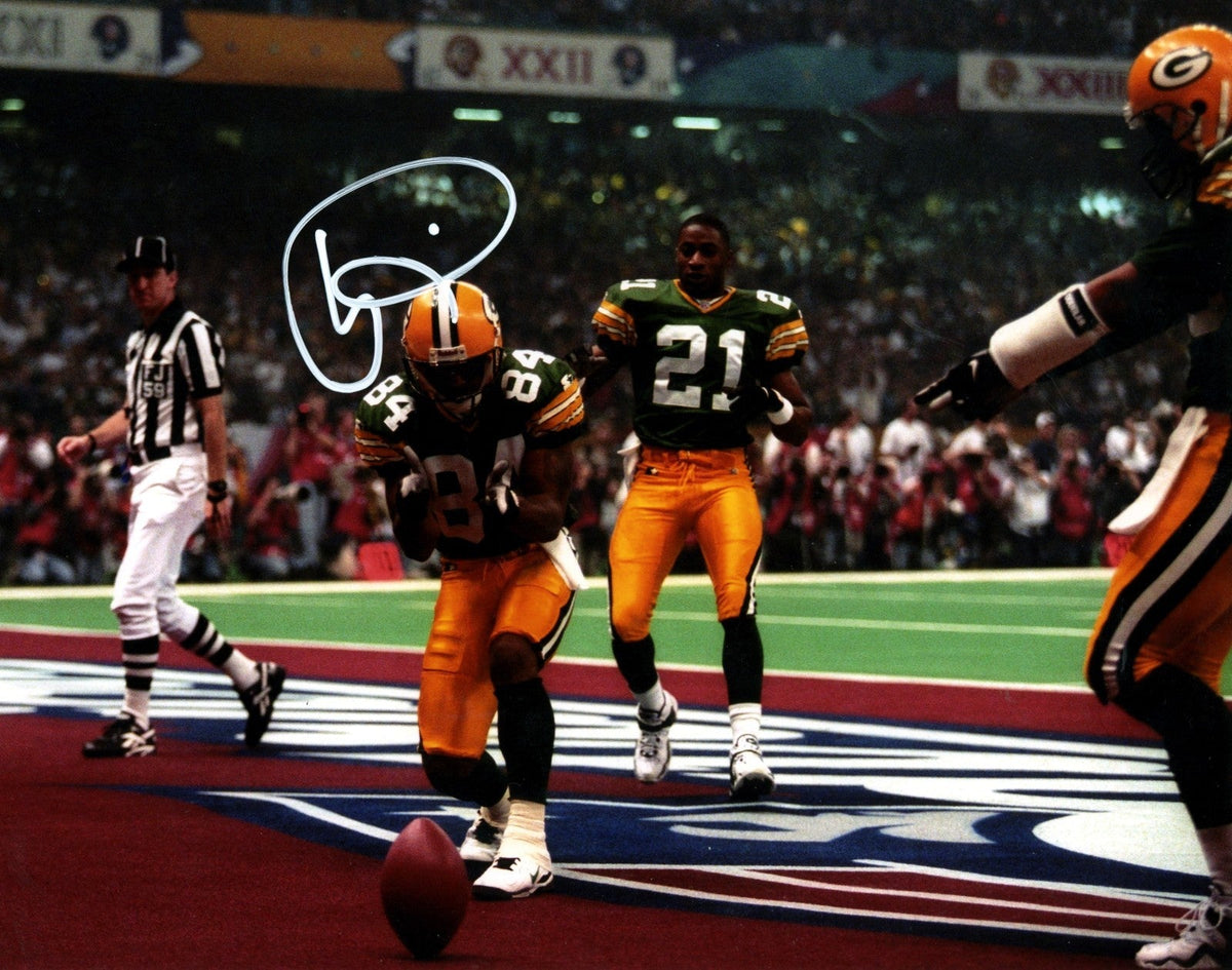 Andre Rison Signed Autographed Green Bay Packers 8x10 Photo LSCM COA #1-Powers Sports Memorabilia