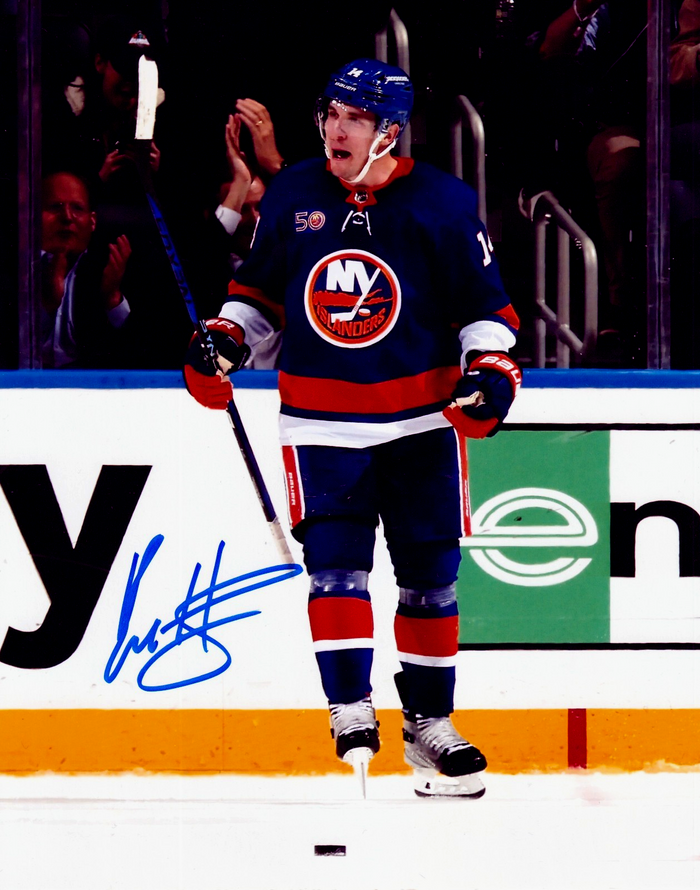 Bo Horvat Signed New York Islanders 8x10 Photo LSCM Authenticated #1 - Variant Bo #1-Powers Sports Memorabilia