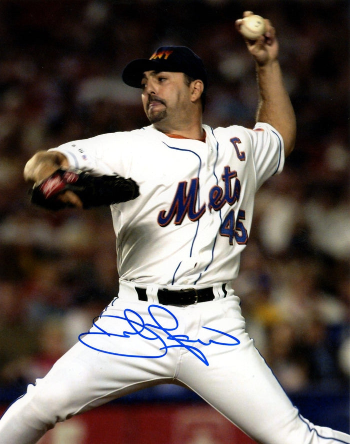 John Franco Signed New York Mets 8x10 Photo LSCM Authenticated #1-Powers Sports Memorabilia