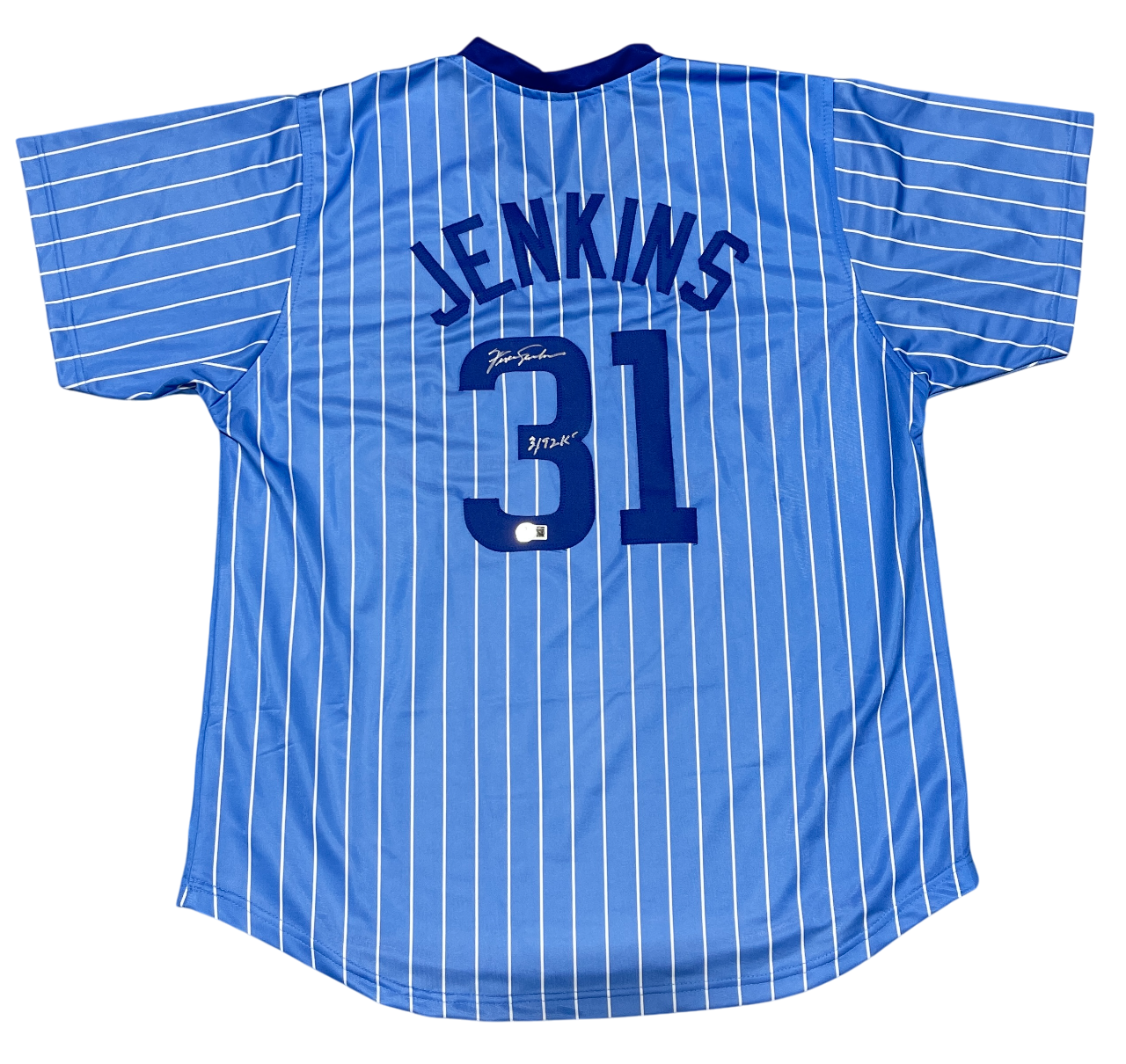 Fergie Jenkins Signed Custom Jersey w/ 3,192 Ks Beckett Witness Authenticated-Powers Sports Memorabilia