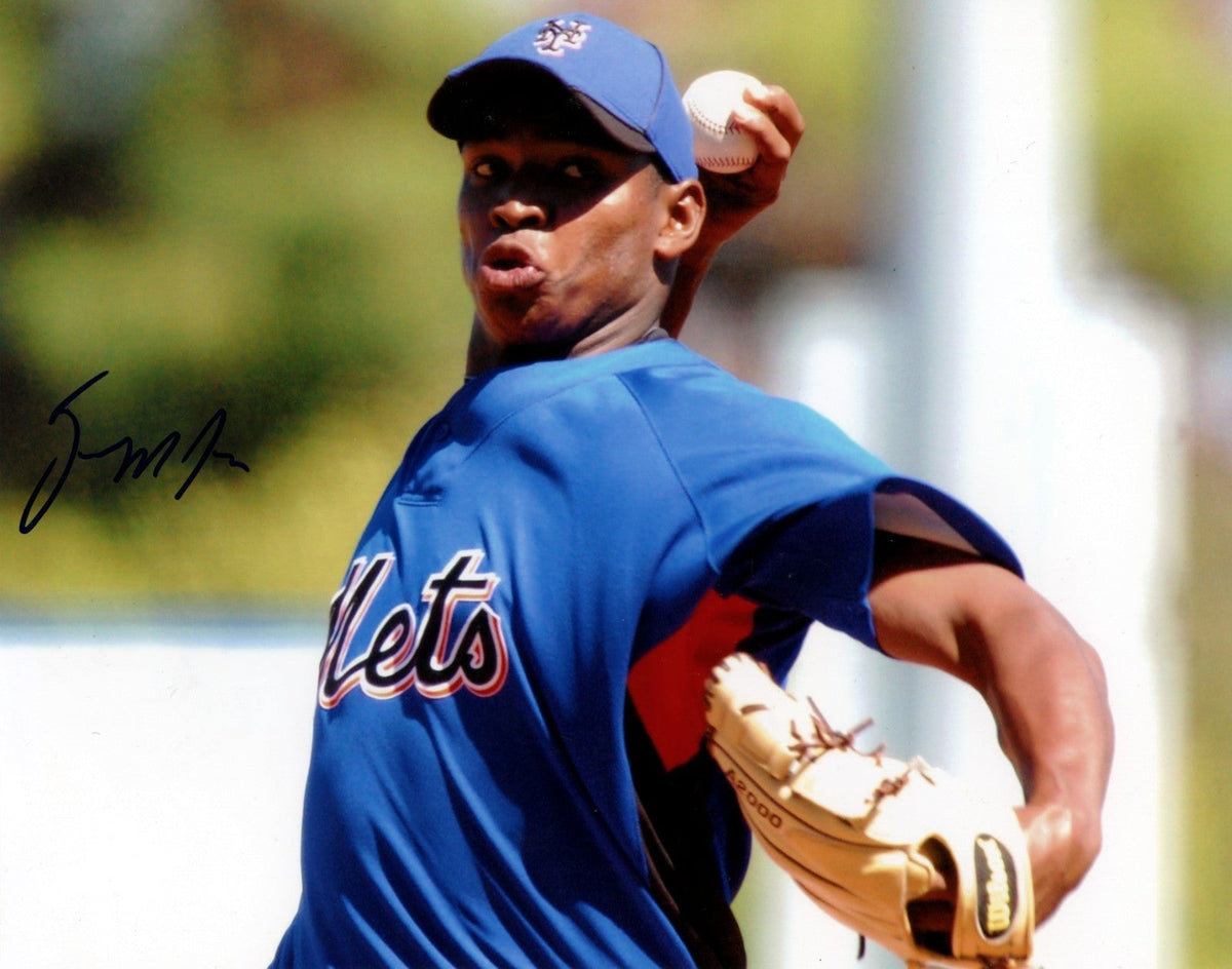 Jenrry Mejia Signed Autographed New York Mets 8x10 Photo LSCM COA #3-Powers Sports Memorabilia