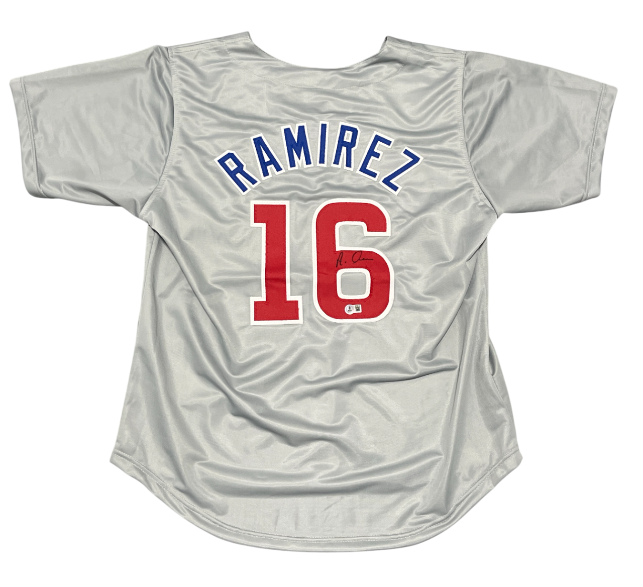 Aramis Ramirez Signed Custom Jersey Beckett Witness Authenticated - Grey Jersey-Powers Sports Memorabilia