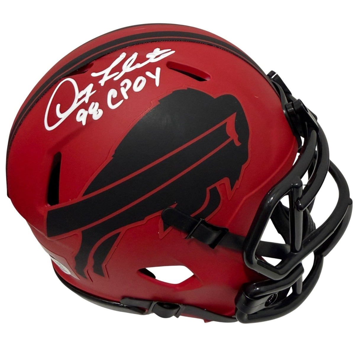 Doug Flutie Signed Buffalo Bills Rave Mini Helmet w/ 98 CPOY JSA Witness Authenticated-Powers Sports Memorabilia