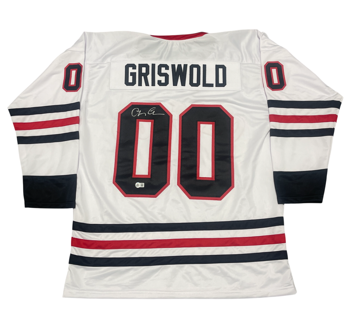 Chevy Chase Signed "Griswold" Custom Jersey Beckett Witness Authenticated-Powers Sports Memorabilia