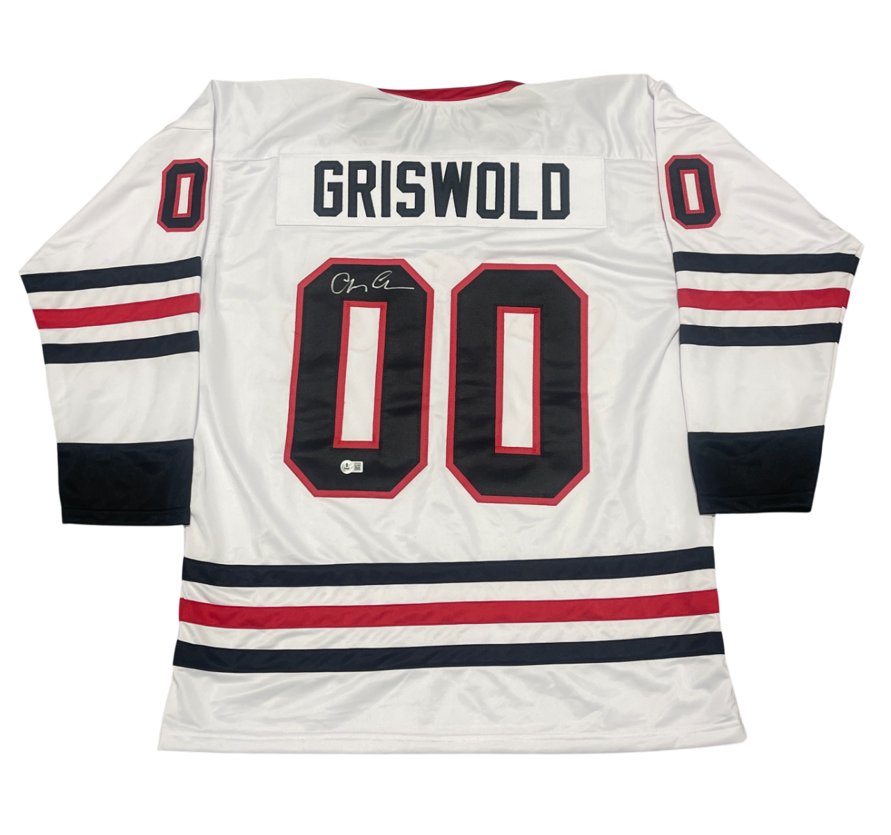 Chevy Chase Signed "Griswold" Custom Jersey Beckett Witness Authenticated-Powers Sports Memorabilia