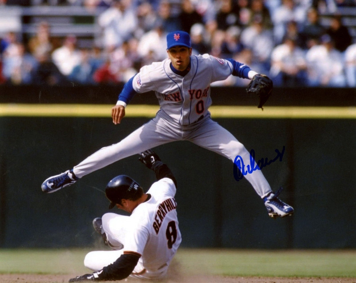 Rey Ordonez Signed New York Mets 8x10 Photo LSCM Authenticated #5-Powers Sports Memorabilia