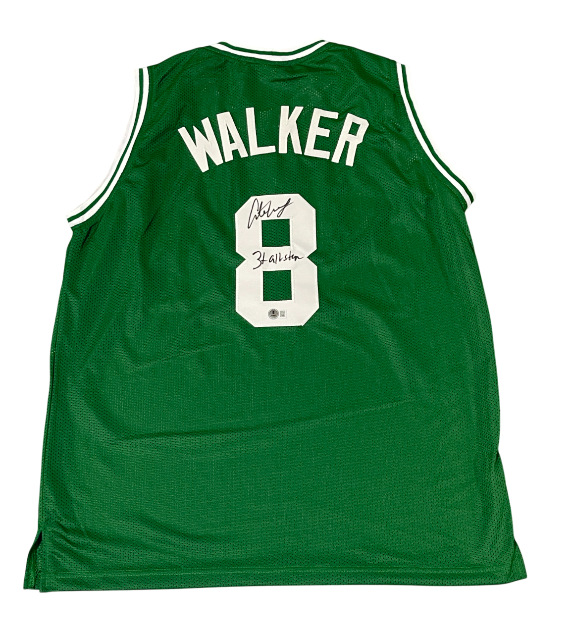 Antoine Walker Signed Custom Jersey w 3 All Star Beckett Authenticated-Powers Sports Memorabilia