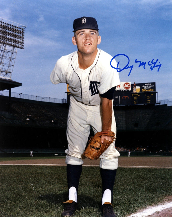 Denny McLain Signed Detroit Tigers 8x10 Photo LSCM Authenticated #12-Powers Sports Memorabilia