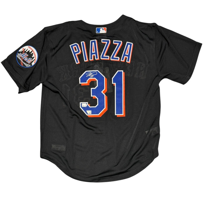 Mike Piazza Signed New York Mets Mitchell & Ness Jersey Fanatics Authenticated + MLB HOLO-Powers Sports Memorabilia