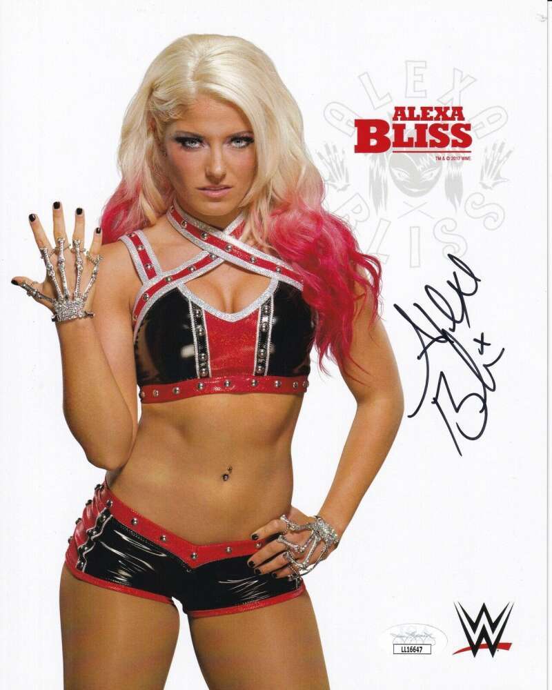 Alexa Bliss Signed Autographed 8x10 2017 Rookie Year WWE Promo RC JSA COA-Powers Sports Memorabilia