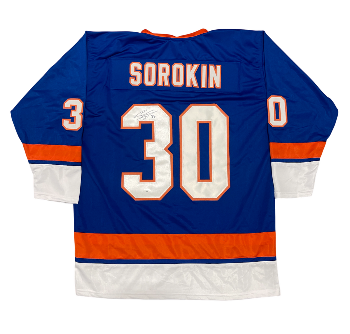 Ilya Sorokin Signed Autographed New York Islanders Custom Jersey JSA COA-Powers Sports Memorabilia