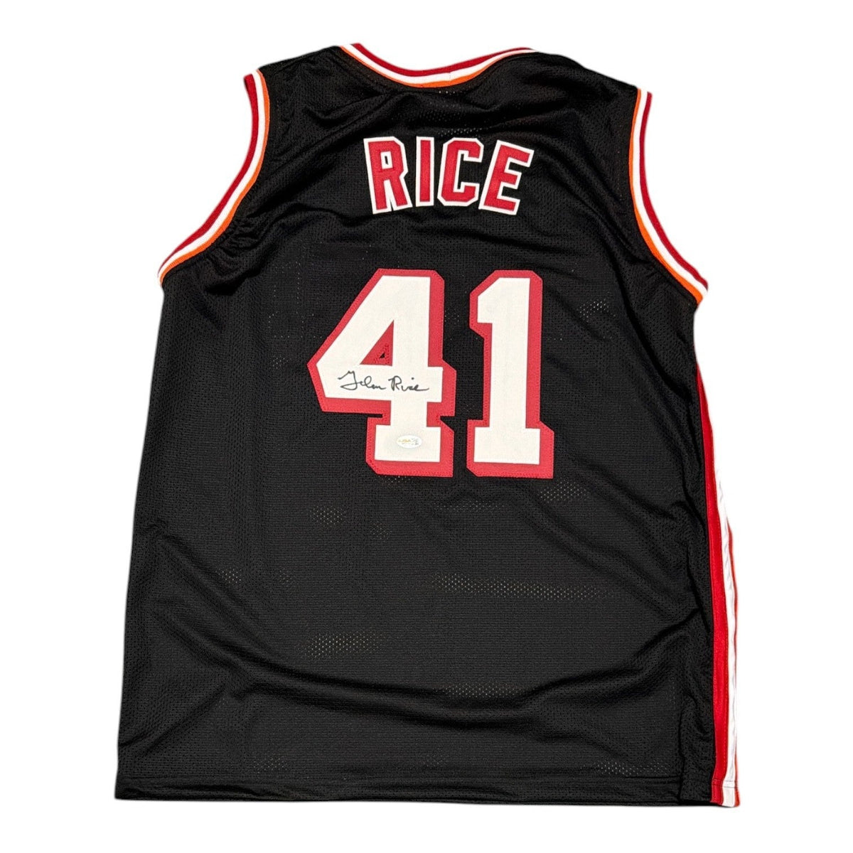 Glen Rice Signed Custom Jersey JSA Witness Authenticated-Powers Sports Memorabilia