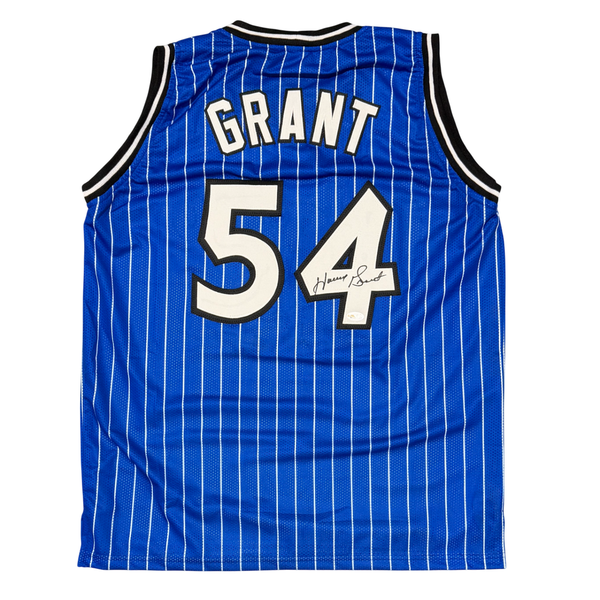 Horace Grant Signed Custom Jersey JSA Witness Authenticated - Blue Jersey-Powers Sports Memorabilia