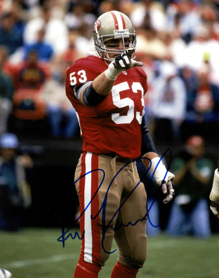 Bill Romanowski Signed San Francisco 49ers 8x10 Photo LSCM Authenticated-Powers Sports Memorabilia