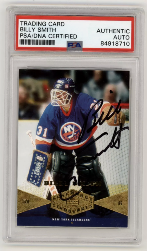Billy Smith 2004-05 Upper Deck Legendary Signatures #21 PSA Auth Auto HOF-Powers Sports Memorabilia