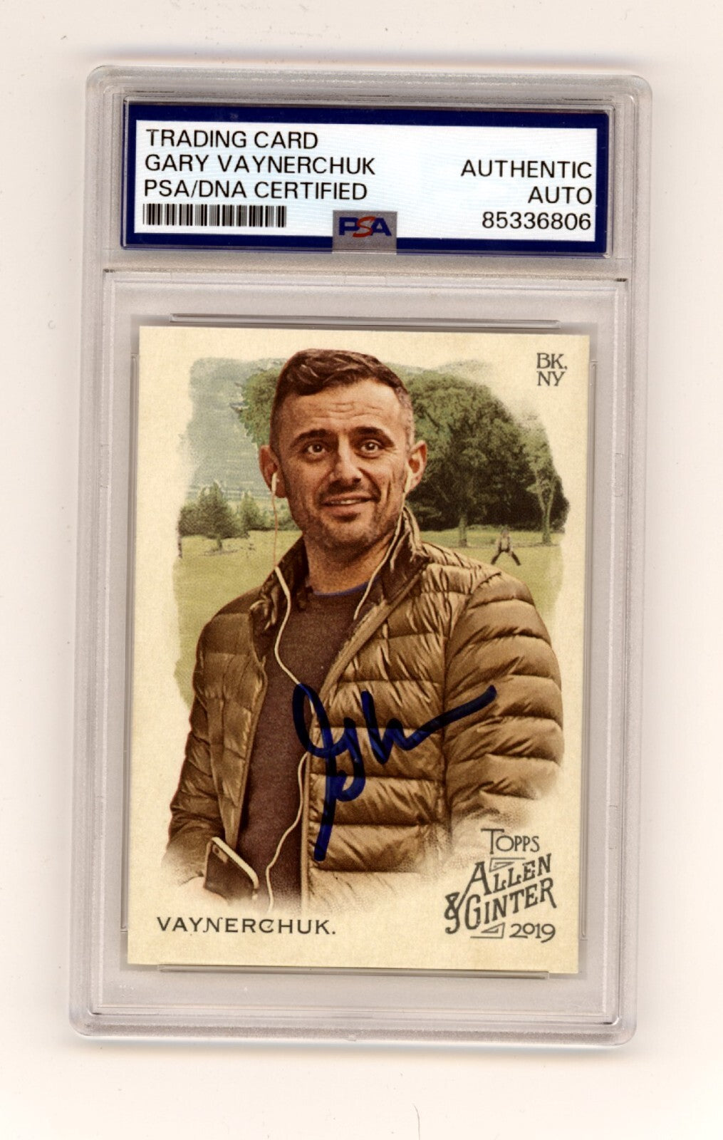 Gary Vaynerchuk 2019 Topps Allen & Ginter #155 Signed PSA Auto-Powers Sports Memorabilia