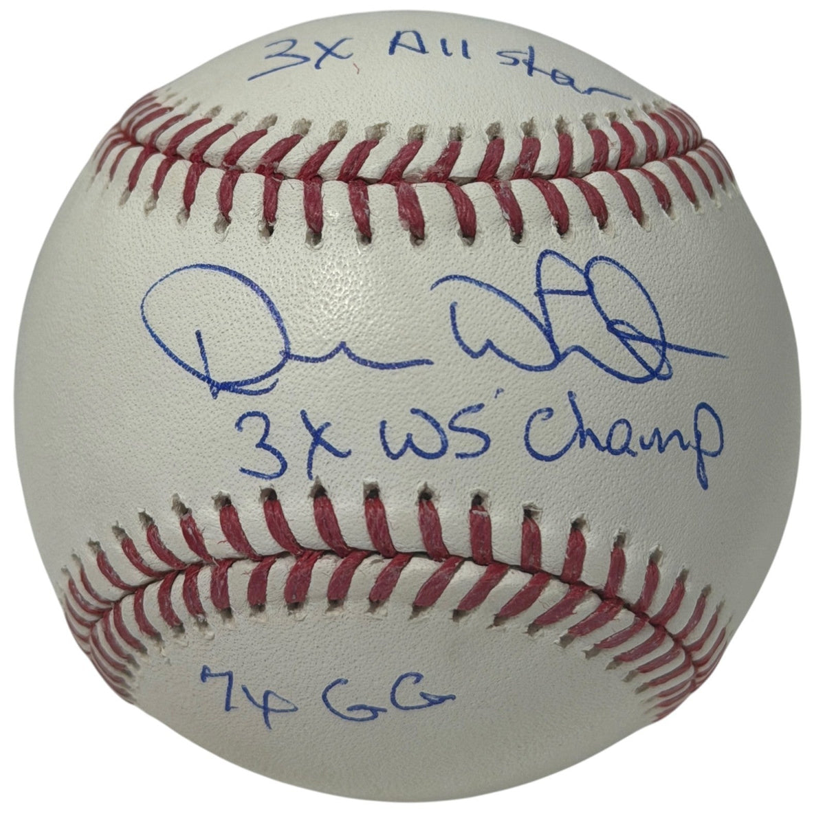 Devon White Signed Autographed ROMLB Baseball w/ 3x Insc JSA Witness COA-Powers Sports Memorabilia
