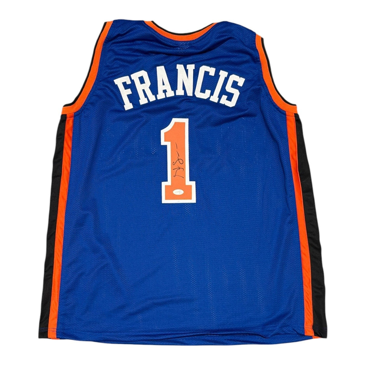 Steve Francis Signed Custom Jersey JSA Witness Authenticated-Powers Sports Memorabilia