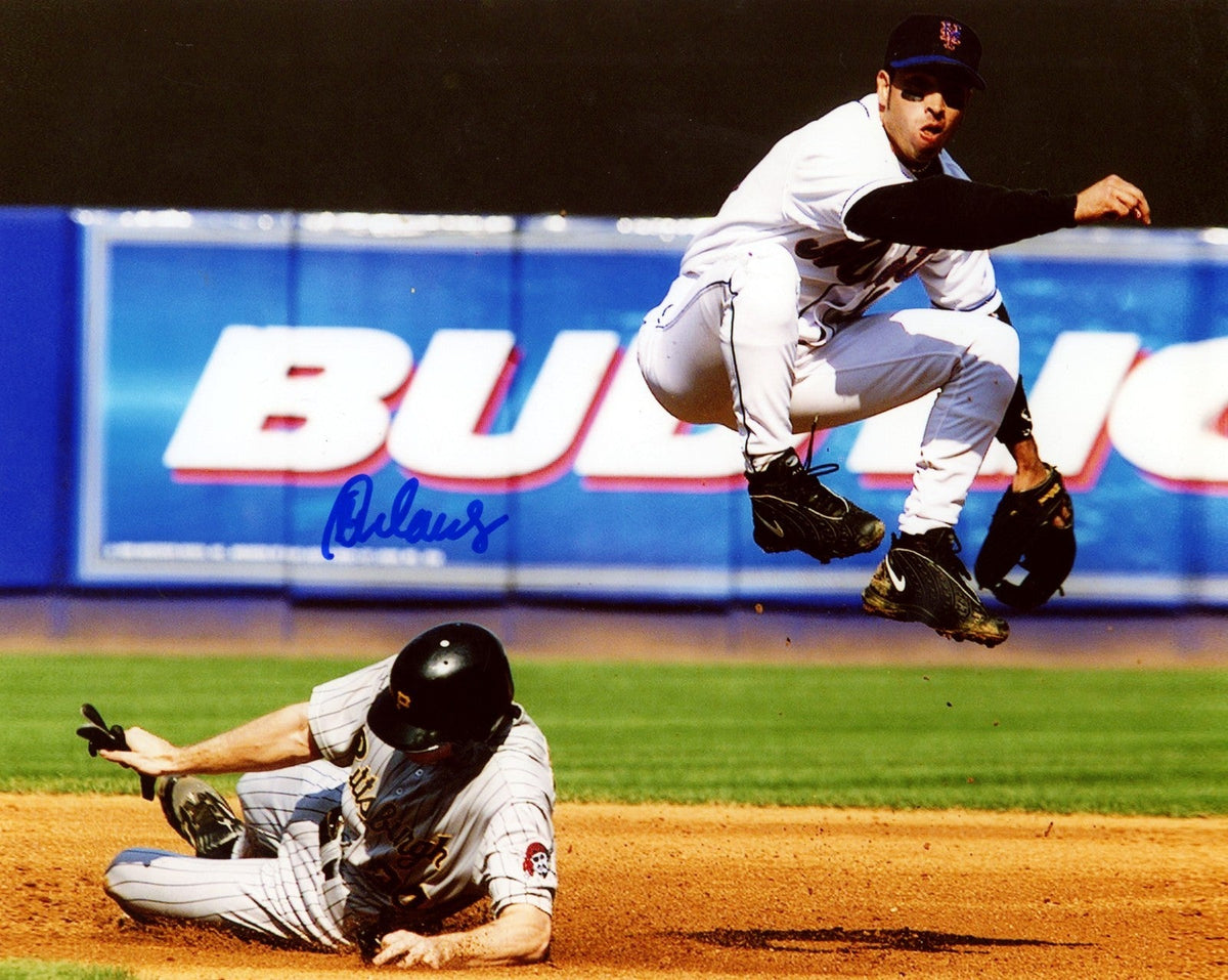 Rey Ordonez Signed New York Mets 8x10 Photo LSCM Authenticated #3-Powers Sports Memorabilia