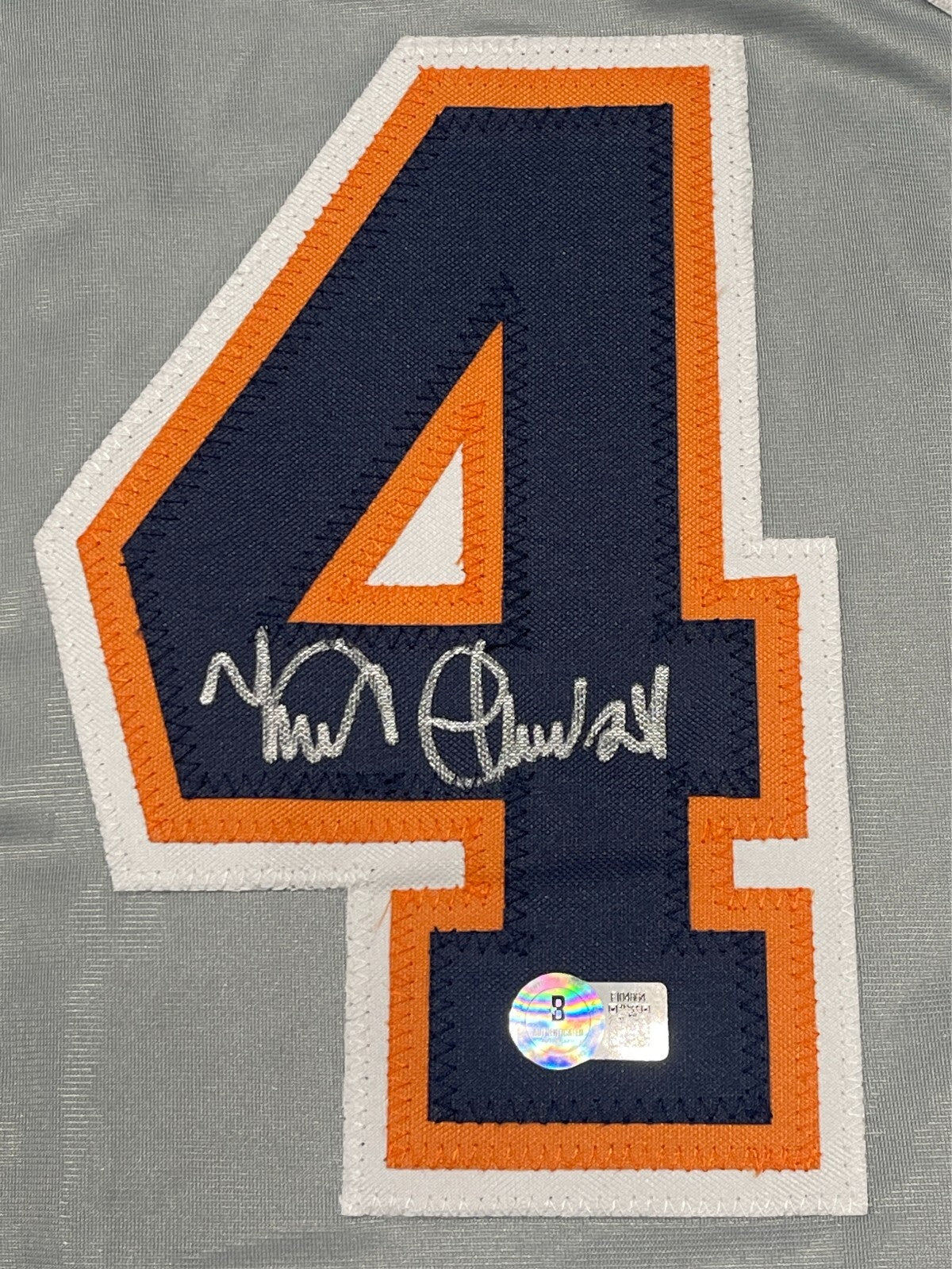 Miguel Cabrera Signed Detroit Tigers Custom Jersey Beckett Witness BAS COA-Powers Sports Memorabilia