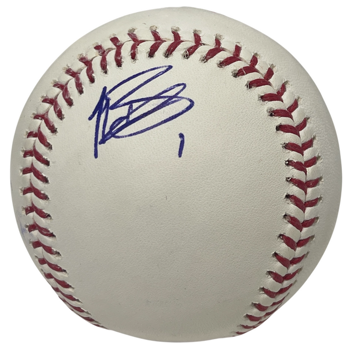 Tim Beckham Signed ROMLB Baseball Tampa Bay Rays LSCM Authenticated-Powers Sports Memorabilia