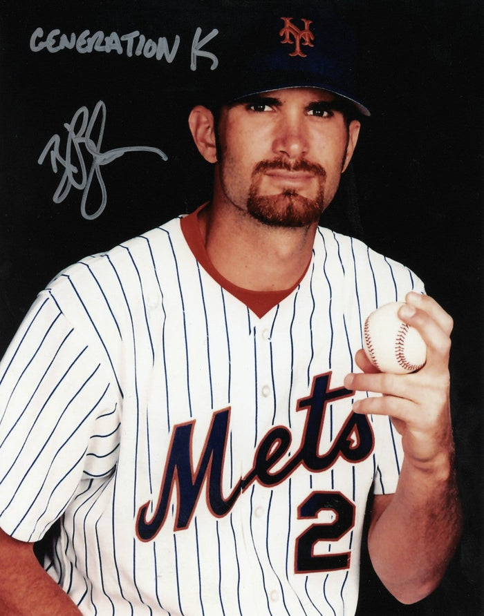 Bill Pulsipher Signed New York Mets 8x10 Photo w/ Generation K LSCM Authenticated #3-Powers Sports Memorabilia
