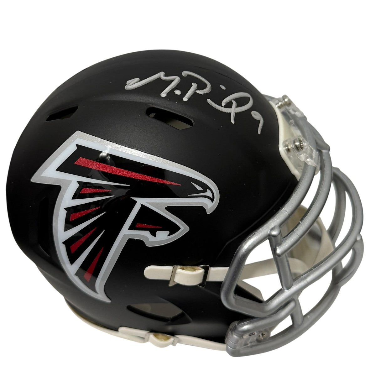 Michael Penix Signed Atlanta Falcons Speed Mini Helmet Beckett Witness BAS COA-Powers Sports Memorabilia