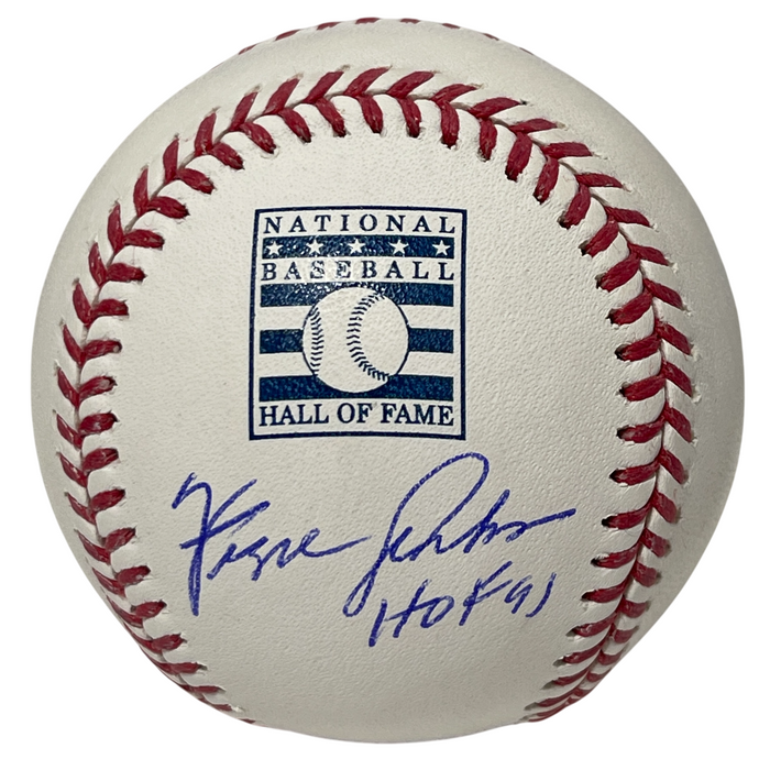Fergie Jenkins Signed HOF ROMLB Baseball w/ HOF 91 Beckett Witness Authenticated Cubs-Powers Sports Memorabilia