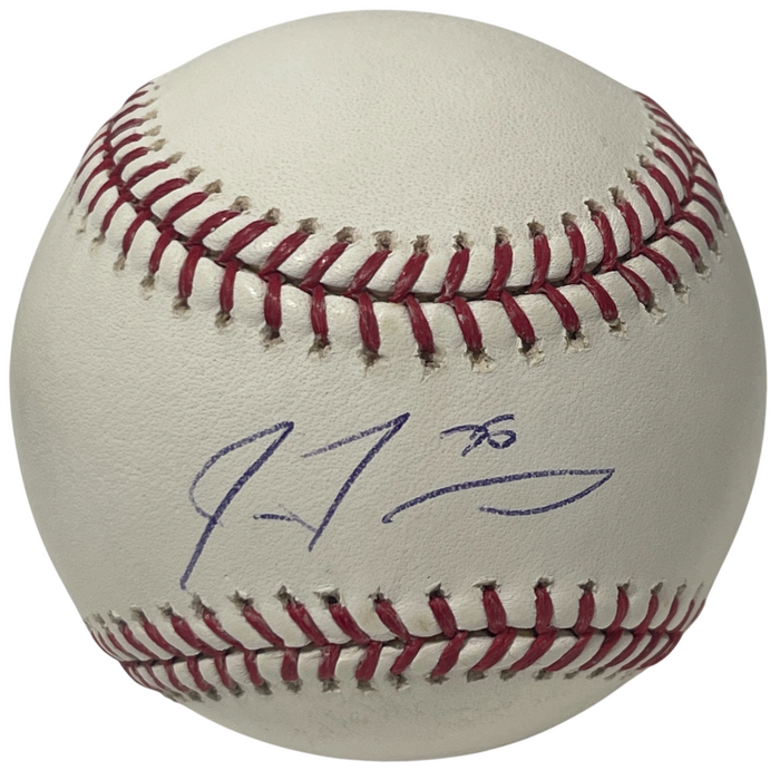 Ike Davis Signed ROMLB Baseball New York Mets LSCM Authenticated-Powers Sports Memorabilia