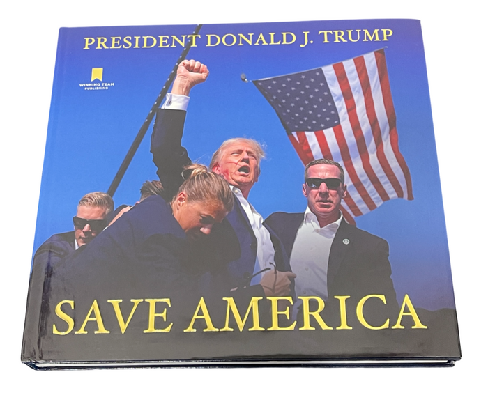 President Donald J. Trump Signed Save America Hardcover Book PSA Authenticated-Powers Sports Memorabilia