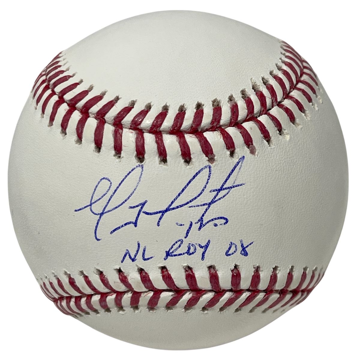 Geovany Soto Signed ROMLB Baseball w/ NL ROY 08 Beckett Witness BAS COA Cubs-Powers Sports Memorabilia