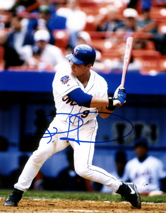 Todd Hundley Signed Auto Autographed New York Mets 8x10 Photo LSCM Authenticated #3-Powers Sports Memorabilia