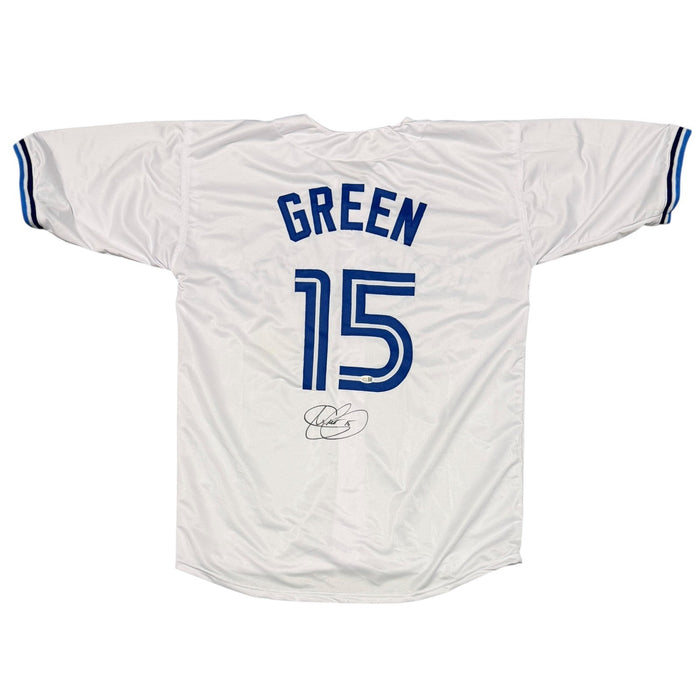 Shawn Green Signed Autographed Toronto Blue Jays Custom Jersey JSA Witness COA-Powers Sports Memorabilia