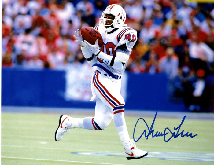 Irving Fryar Signed New England Patriots 8x10 Photo LSCM Authenticated #1-Powers Sports Memorabilia